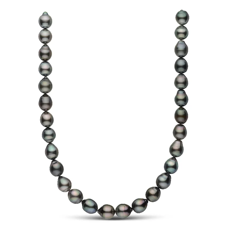 vintage pearl cluster earrings 12.0-12.8 mm AA+/AAA Tahitian Drop Pearl Necklace
