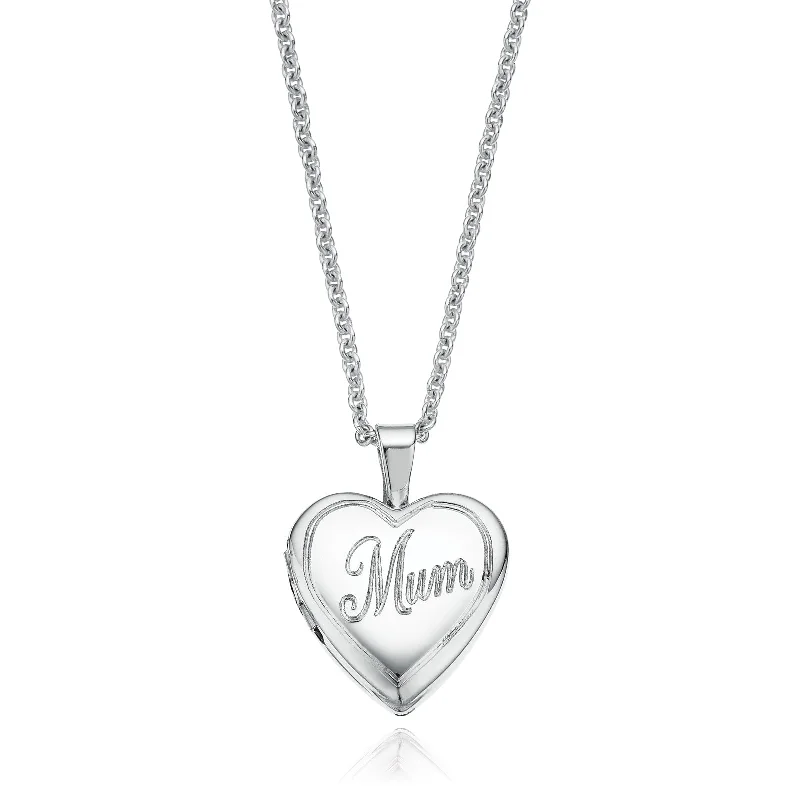 butterfly pendant necklace delicate Sterling Silver Mum Heart Locket