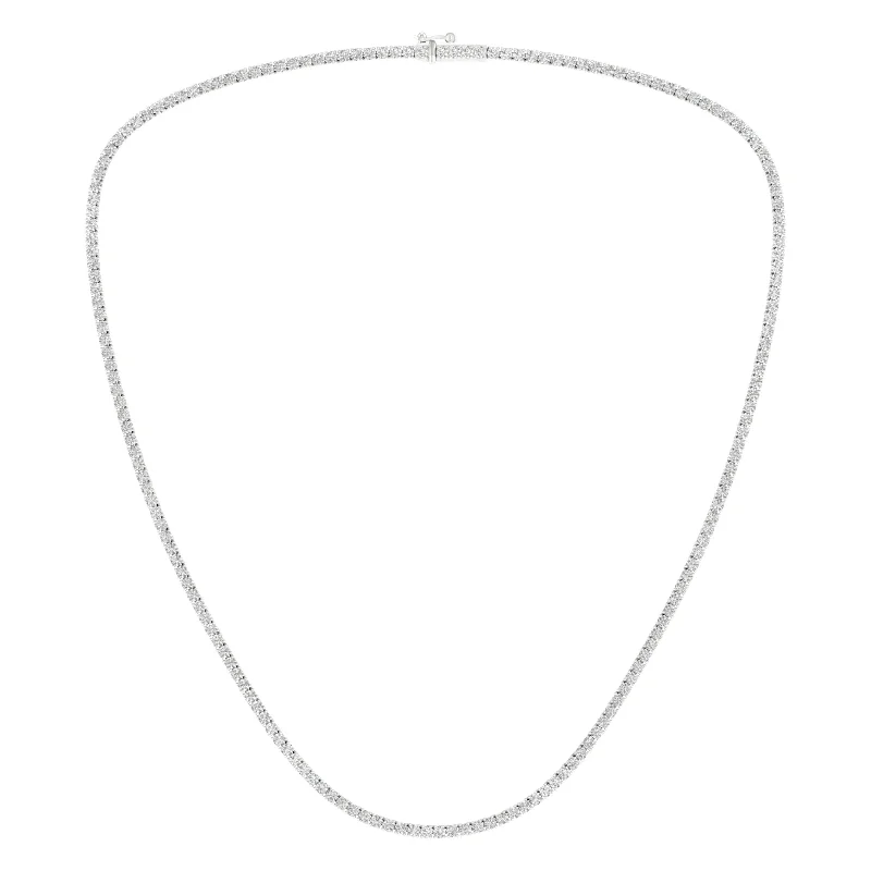 14K 5.00CT Certified Lab Grown Diamond Necklace ( IGI Certified )