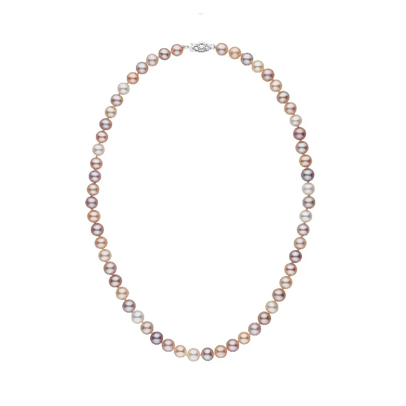 gold engagement ring vintage 6.5-7.0 mm 16 Inch AAA Multicolor Freshwater Pearl Necklace