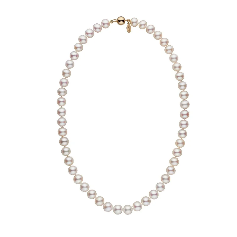 birthstone charm bracelet for mom 8.5-9.0 mm 18 Inch White Freshadama Freshwater Pearl Necklace