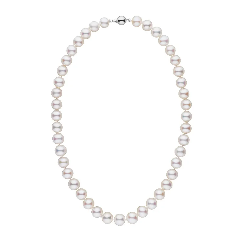 amethyst gemstone engagement ring 9.5-10.5 mm 18 inch AAA White Freshwater Pearl Necklace