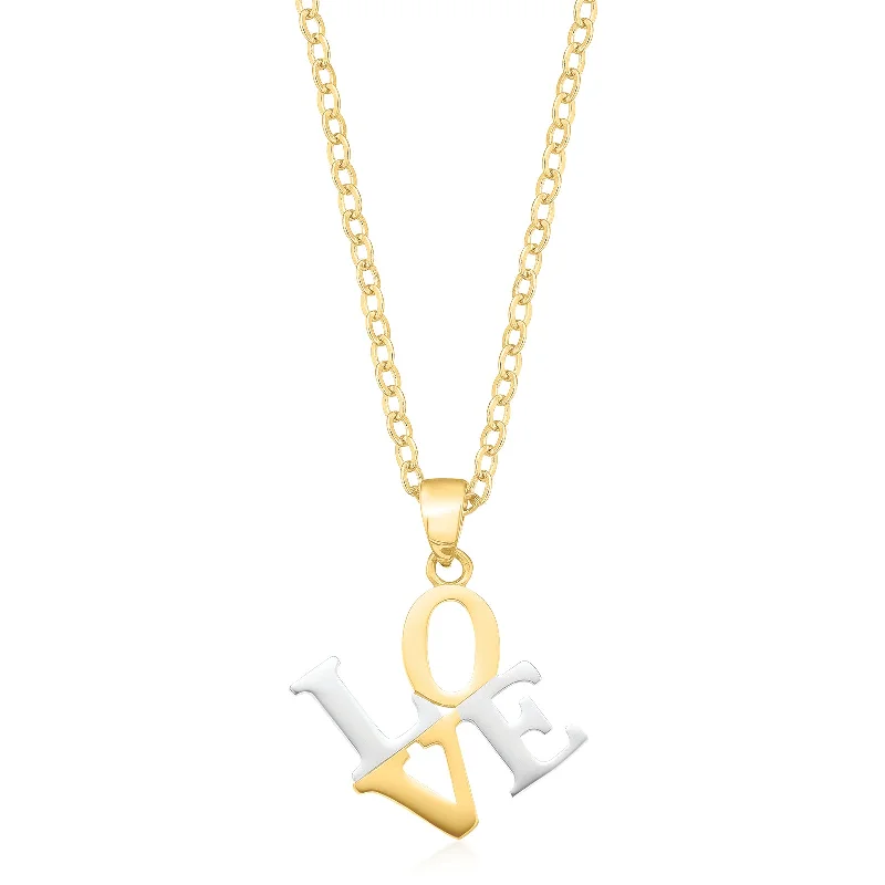 classic gold cuff bracelet 9ct Yellow Gold Square Love Pendant