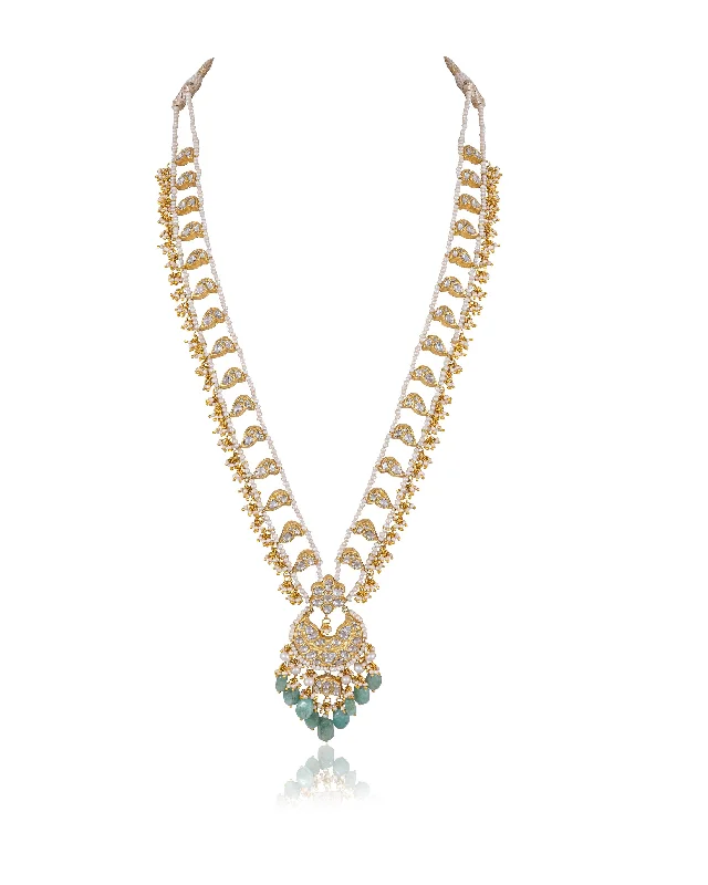 moissanite engagement ring affordable Aastha Polki Necklace