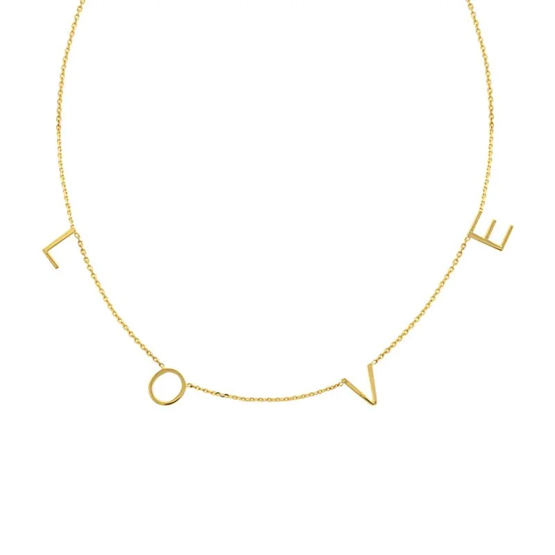 rose gold bezel ring ADJUSTABLE LOVE NECKLACE