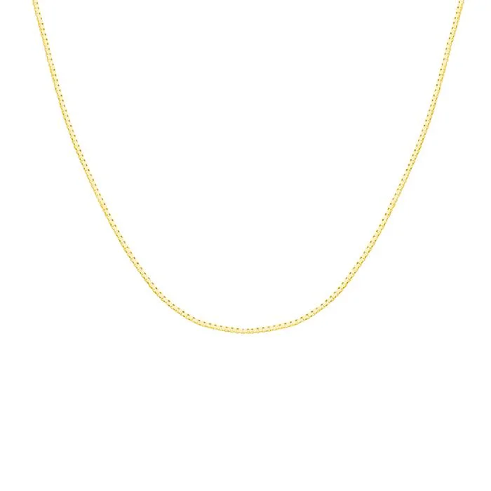 silver hoop earrings small ADJUSTABLE YELLOW GOLD BOX CHAIN