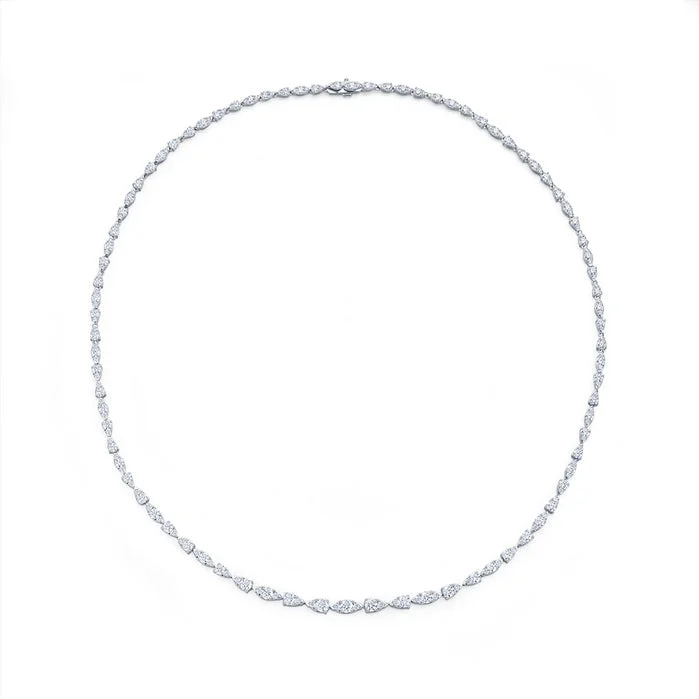 pearl and silver bracelet Aerial Dewdrop Necklace