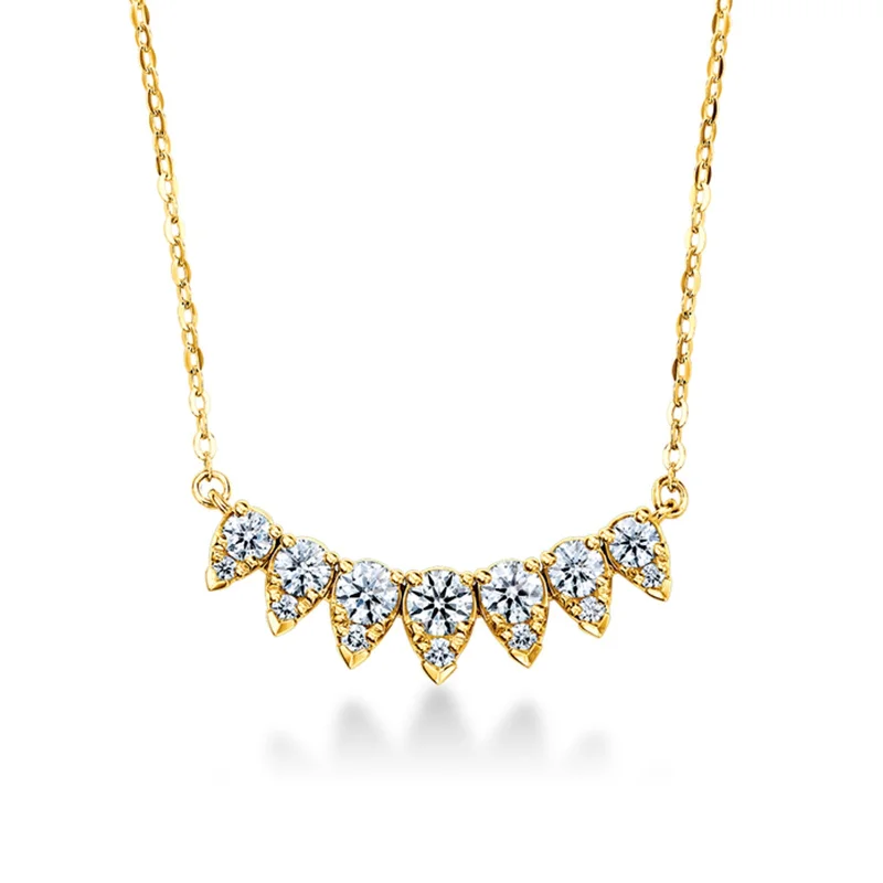 delicate chain necklace gold Aerial Lunar Eclipse Pendant Small