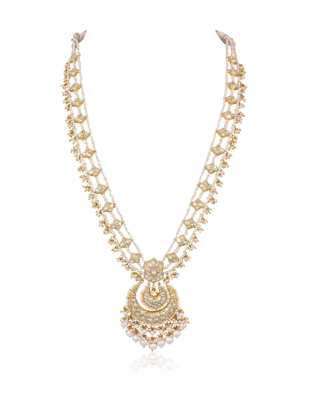 dainty sapphire gemstone bracelet Alifiya Polki Long Necklace