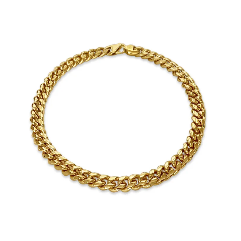 handmade resin flower earrings Chain Link 18K Gold Plated Necklace