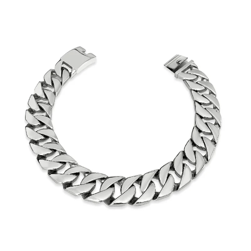 engraved pendant necklace Chunky Chain Stainless Steel Necklace