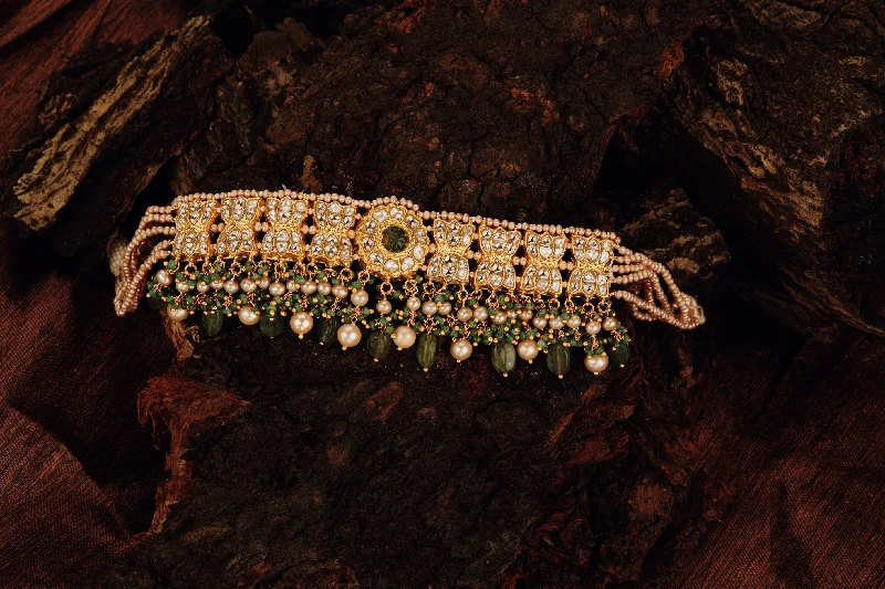 gold opal ring Ashia Polki Choker
