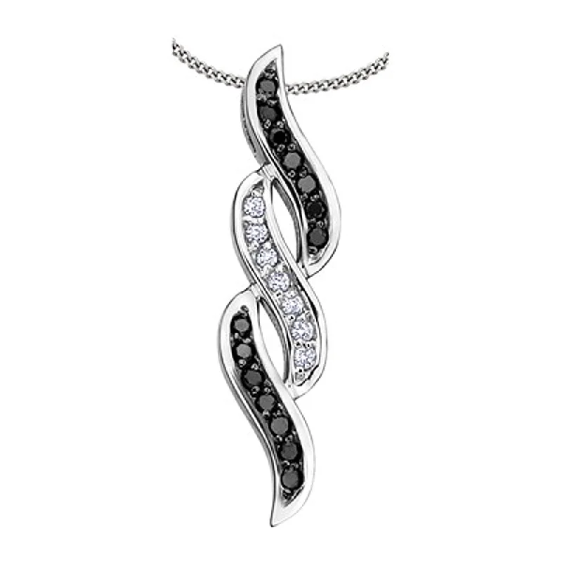 black spinel ring men Black and White Diamond Necklace