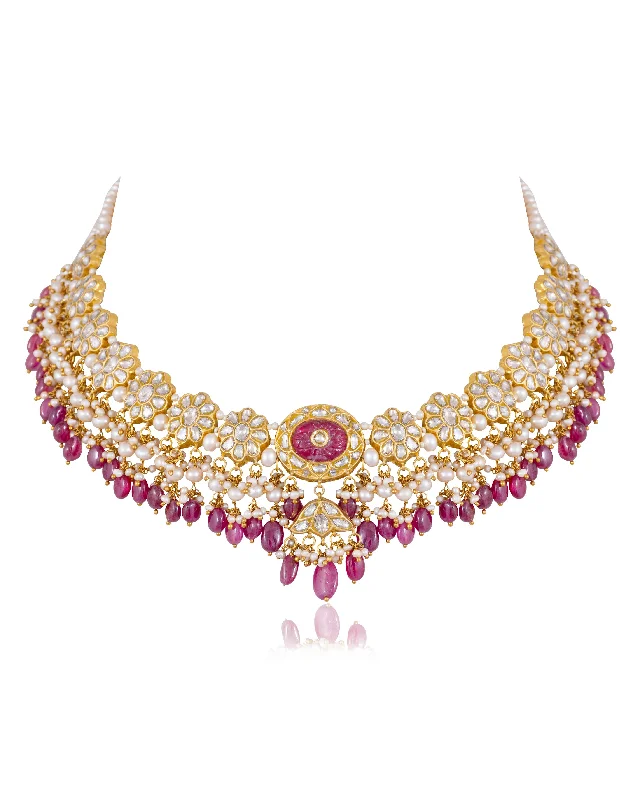 rose gold cubic zirconia earrings Bonnie Polki Necklace