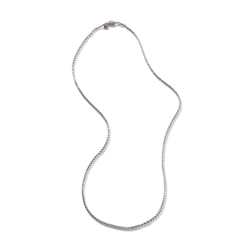custom engraved infinity necklace Box Chain Necklace