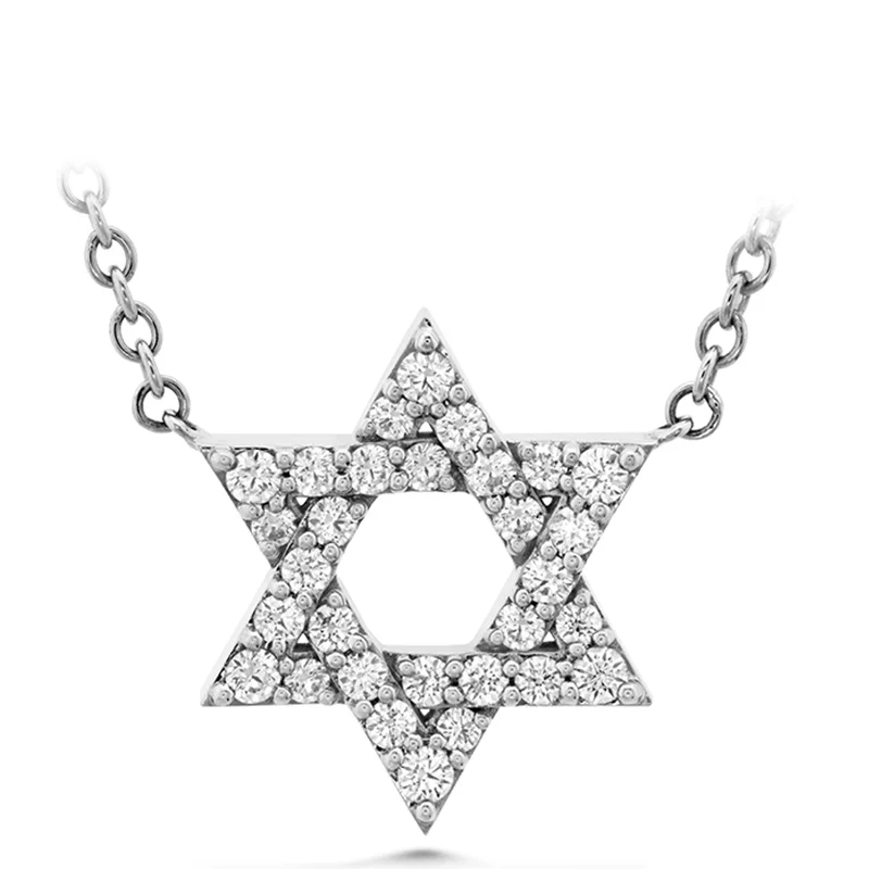 real diamond eternity band Charmed Star Of David Pendant