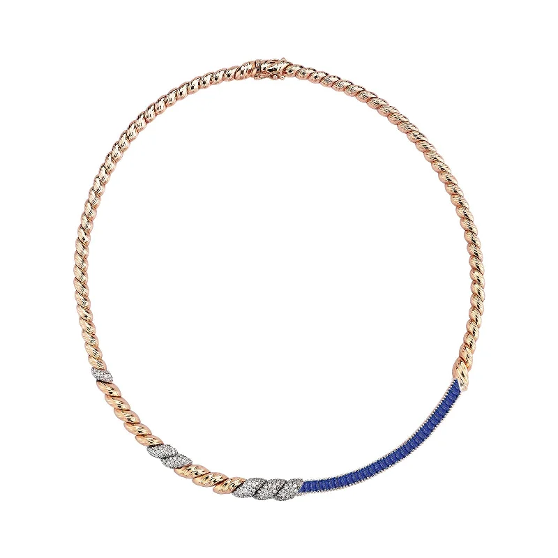 double-layered choker necklace Cordelia Necklace