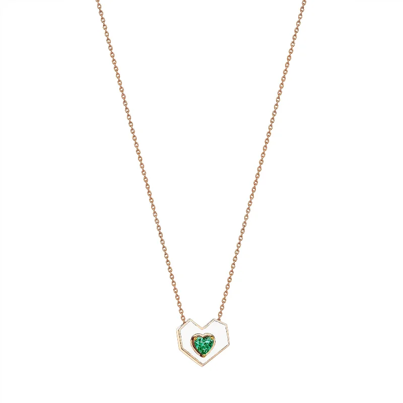 classic diamond hoop earrings Cupid Necklace