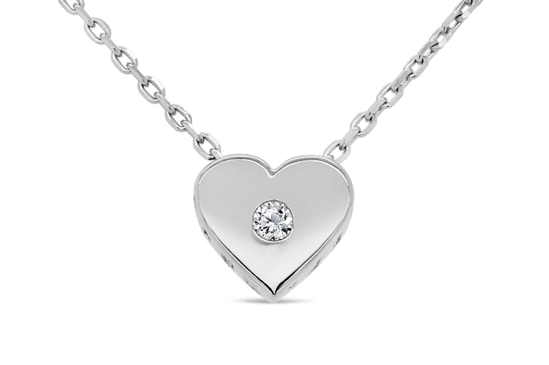 celestial sunburst ring gold CZ Heart Necklace