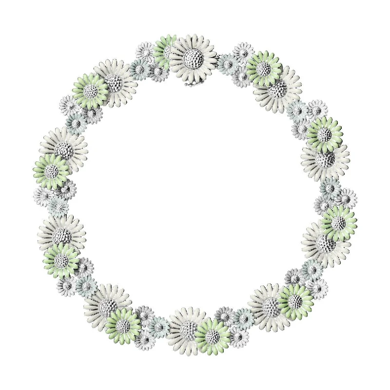 colorful gemstone engagement ring Daisy x Stine Goya Big Silver Necklace