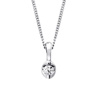 real tourmaline birthstone ring Diamond Necklace Extra Small