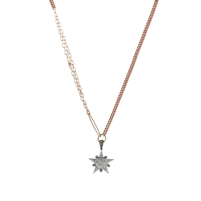 real diamond solitaire ring Eclectic Star Necklace
