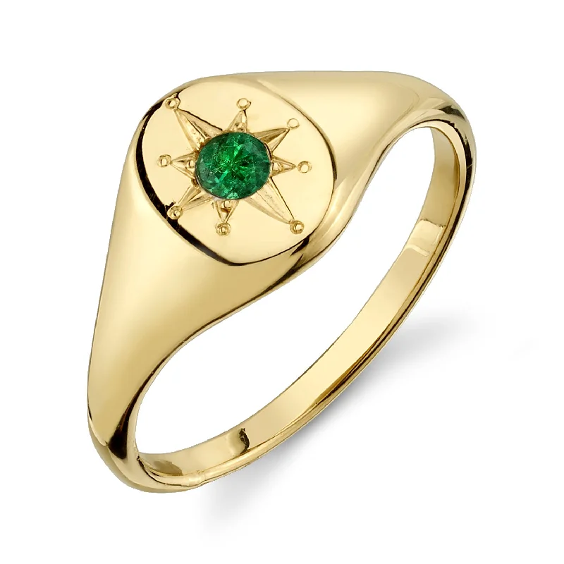 NORTH STAR SIGNET RING