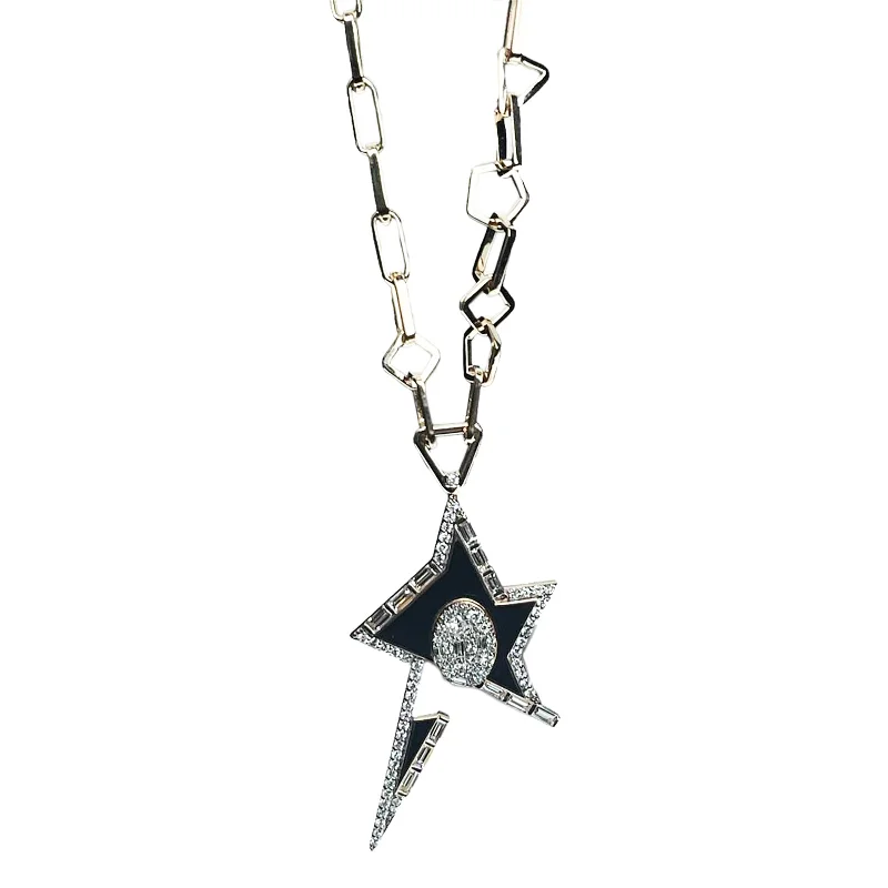 diamond halo stud earrings Fallen Star Necklace