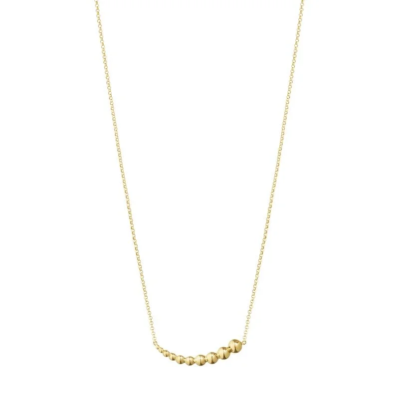 unique moon phase ring Moonlight Grapes crawling pendant 18K Gold Necklace