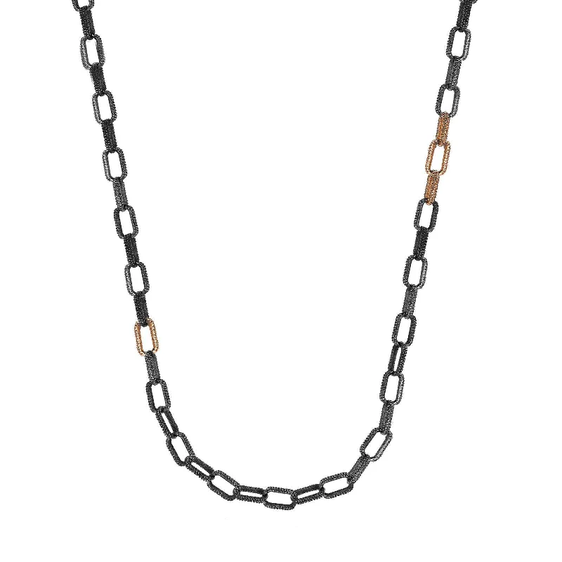 statement gemstone necklace handmade Gold Silver Chain Necklace
