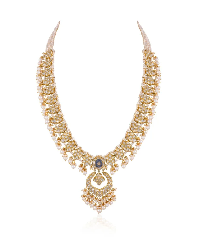 minimalist cubic zirconia earrings Greeshma Polki Long Necklace