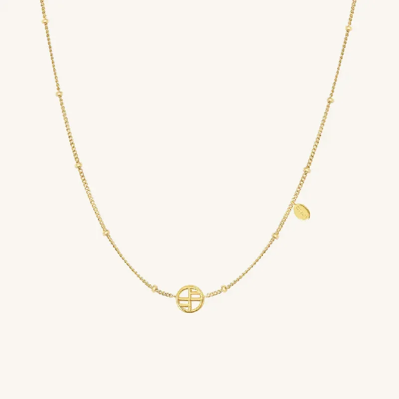 opal and gold earrings Insignia Necklace