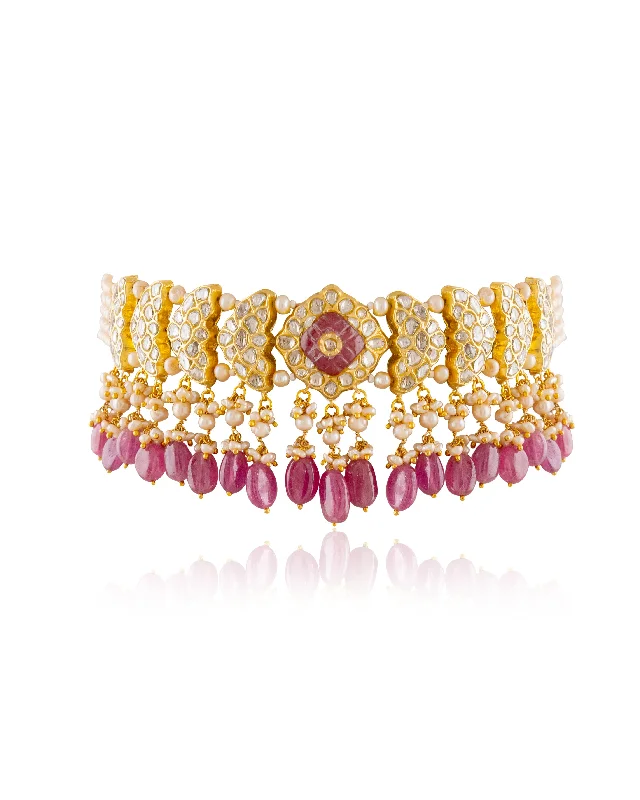 vintage rose-cut diamond ring Irene Polki Choker