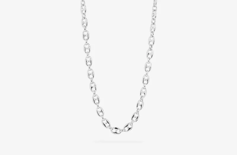men’s leather and silver bracelet IX Constantine Necklace