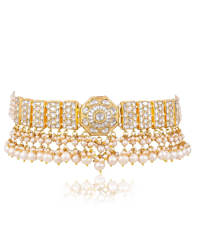 real ruby pendant necklace Kiran Polki Choker