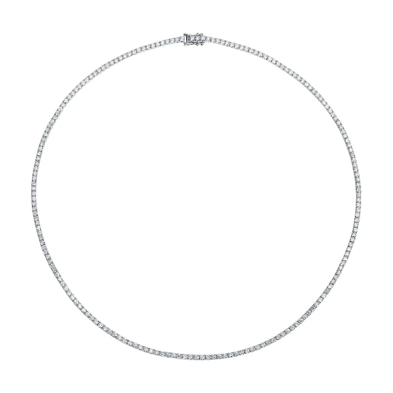 simple crystal earrings Lab Grown Diamond Rivera Necklace
