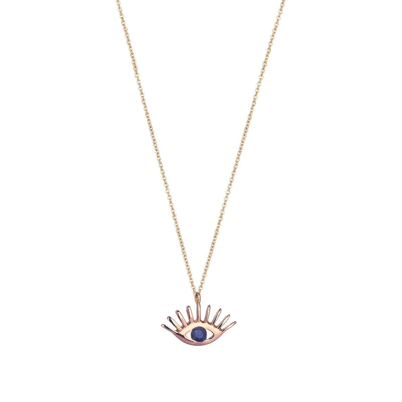 pearl stud earrings classic Maxi Evil Eye Necklace