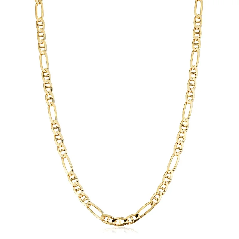 unique silver branch ring MEN'S YELLOW GOLD FICONUCCI CHAIN, 4.8MM