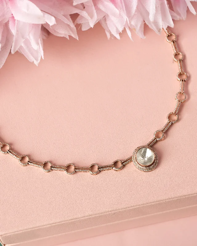 unique zodiac constellation necklace Mitali Polki And Diamond Necklace