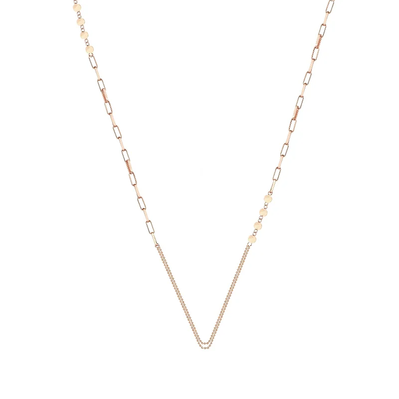 dainty gemstone chain bracelet Mix Chain Necklace