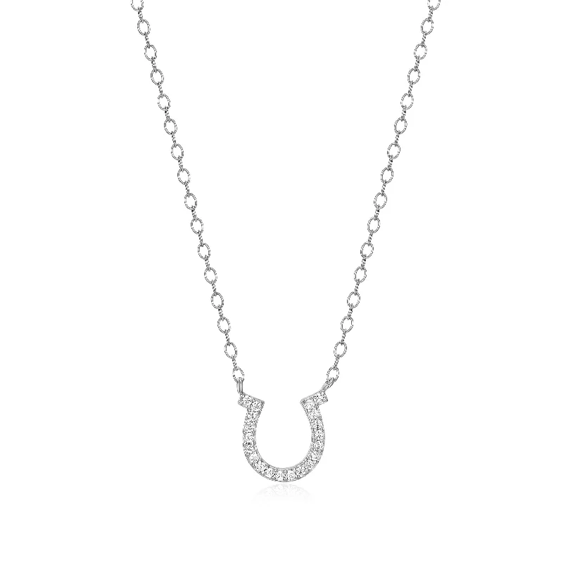 celestial sun charm anklet Monte Luna Sterling Silver Horseshoe Necklace