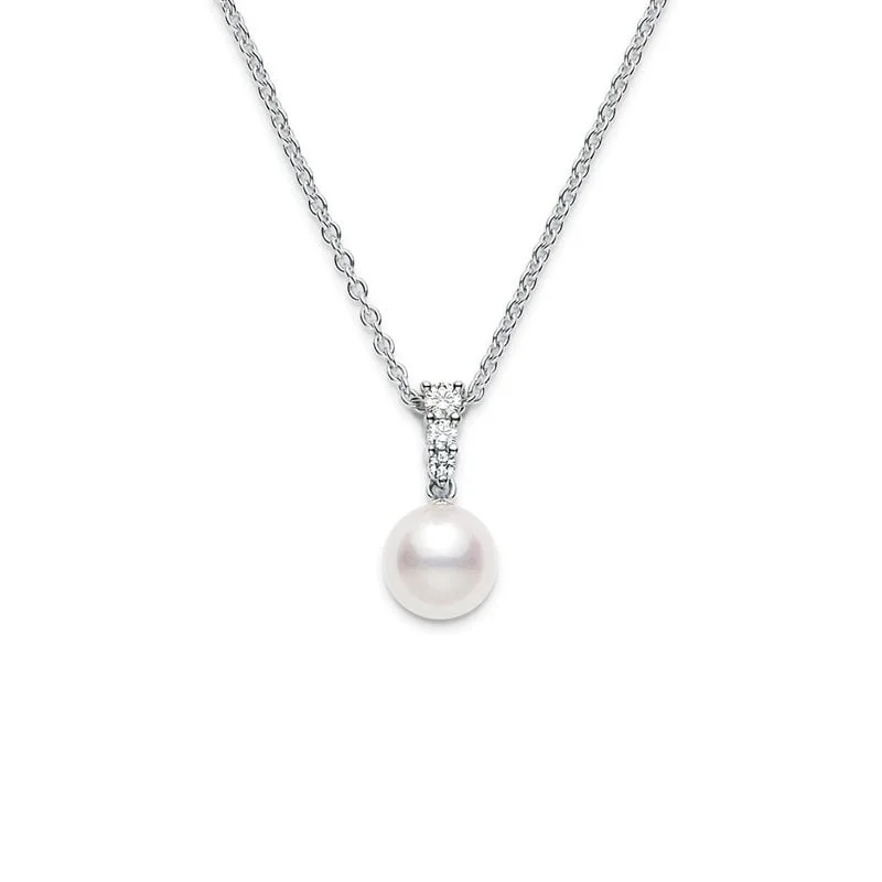 vintage rose gold engagement ring Morning Dew Akoya Cultured Pearl Pendant – 18K White Gold vintage rose gold engagement ring Morning Dew Akoya Cultured Pearl Pendant – 18K White Gold