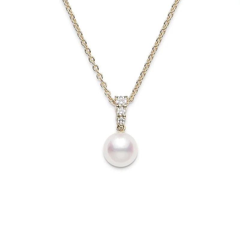 sterling silver dragonfly pendant Morning Dew Akoya Cultured Pearl Pendant in 18K Yellow Gold sterling silver dragonfly pendant Morning Dew Akoya Cultured Pearl Pendant in 18K Yellow Gold