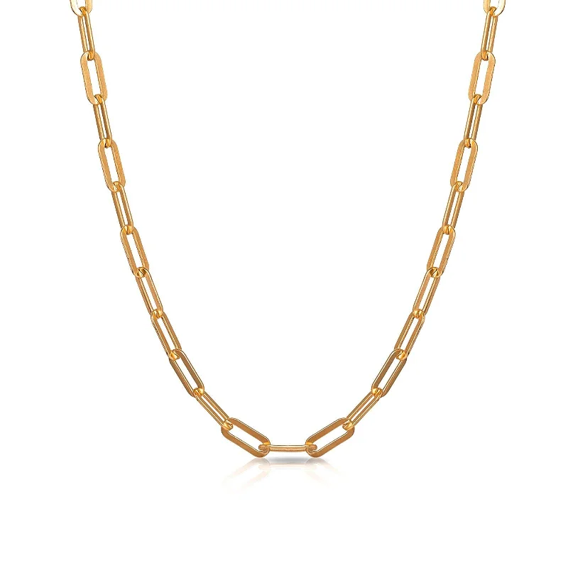 real tourmaline birthstone ring Collar Chloe 18K Gold Plated Necklace