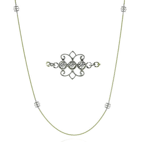 Necklace in 18k Gold with Diamonds