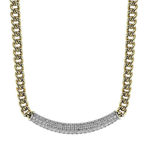 Necklace in 18k Gold with Diamonds