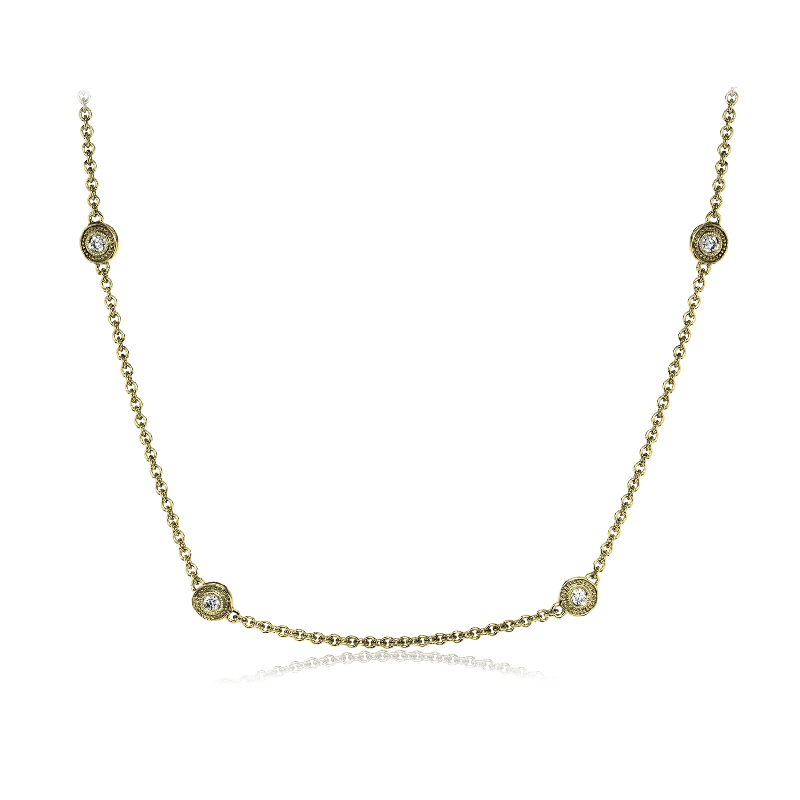 Necklace in 18k Gold with Diamonds