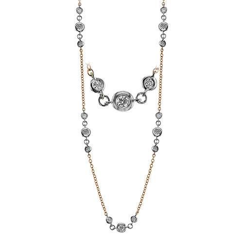 Necklace in 18k Gold with Diamonds