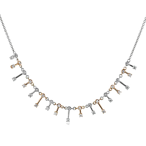 Necklace in 18k Gold with Diamonds