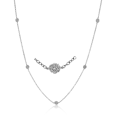 Necklace in 18k Gold with Diamonds